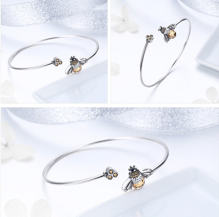 Sterling Silver 925 Bracelet – Hypoallergenic Water-Resistant Women's Bracelet