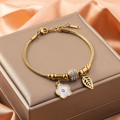 Stainless Steel Vacuum Plated Bracelet – Hypoallergenic Water-Resistant Bracelet for Men & Women