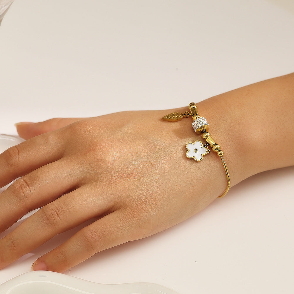 Stainless Steel Vacuum Plated Bracelet – Hypoallergenic Water-Resistant Bracelet for Men & Women