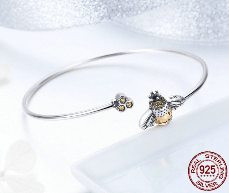Sterling Silver 925 Bracelet – Hypoallergenic Water-Resistant Women's Bracelet