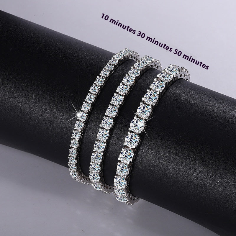 Moissanite Tennis Bracelet – D-Color VVS
