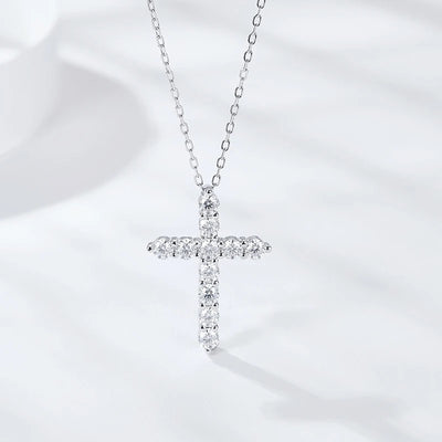 925 Sterling Silver Pendant Carat Moissanite Necklace